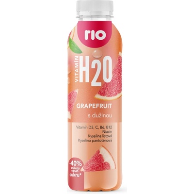 Rio H2O Vitamínová voda grep 6 x 400 ml