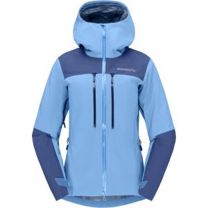 Norrøna Дамско водоустойчиво яке Norrøna Women's Trollveggen GORE-TEX Pro Light Jacket Waterproof jacket - Allure / Vintage Indigo (102-5034-0313)