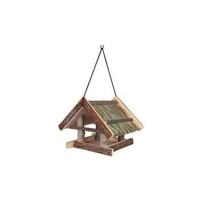 Natural Living krmítko závěsné se střechou z trávy 25x25x25 cm 1 ks