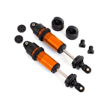 Traxxas амортисьор къс GT-Maxx алуминиев оранжево анодиран (2)