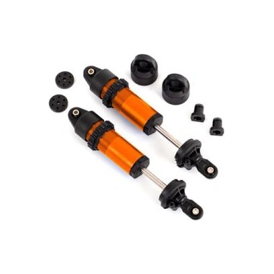 Traxxas амортисьор къс GT-Maxx алуминиев оранжево анодиран (2)