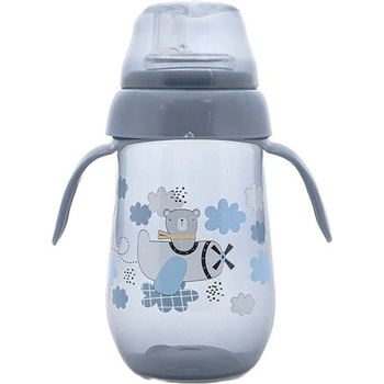 Lorelli Неразливащо шише с широко гърло Lorelli My Friend - 260 ml, Cameo Blue (10200090004)