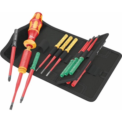 Wera 006605 Šroubovací čepele a momentový šroubovák Kraftform Kompakt VDE 15 Torque 1,2 ÷ 3,0 Nm extra slim 1 TIE - 15 dílů