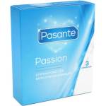Pasante 3 бр. Оребрени презервативи Pasante Passion