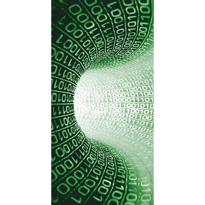 Dimex S-195 vliesová fototapeta na zeď zelený streem rozměry 110 x 220 cm