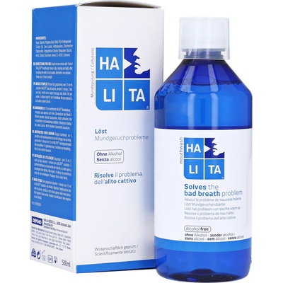 Halita Dental Care proti zápachu z úst Alcohol Free 500 ml