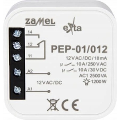 Relé Zamel 12 V IP20 16 A