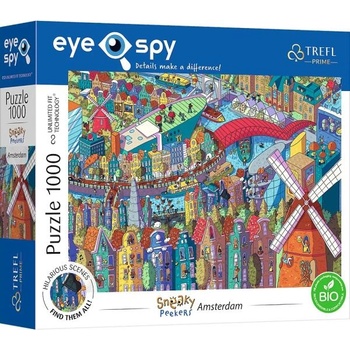 Trefl Puzzle Eye-Spy Sneaky Peekers, Амстердам 1000 парчета (10710)