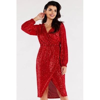 Awama Woman's Dress A565 Red