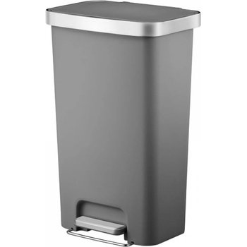 EKO-Europe EKO Кош за отпадъци с педал HANA - сив - 45 л (EKO 626645 - Grey)