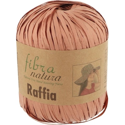 Fibra Natura Raffia 116-24 hnědočervená