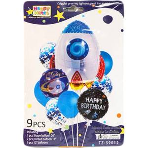  ПАРТИ УКРАСА БАЛОНИ happy birthday 9БР. ЗА МОМЧЕ (И02-17821/2)