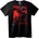 NOONEBRAND Тениска Billie Eilish Червено Изкуство - 7XL, Black