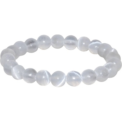 Olivie Náramek 8mm/16cm SELENIT 9162