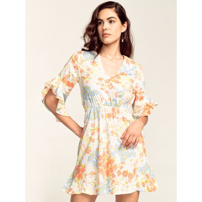 Billabong Love LIGHT WHITE MULTI letní šaty