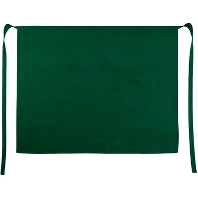 SG Accessories - BISTRO Bistro pasová zástěra ze směsového materiálu 100 × 78 cm Zelená lahvová