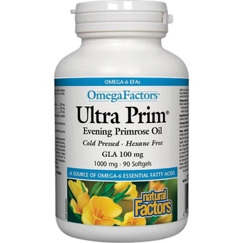 Image 1 of Natural Factors Ultra Prim Evening Primrose Oil 1000 mg [90 Гел капсули]