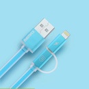 Remax AA-1145 Micro USB/lightning, modrý