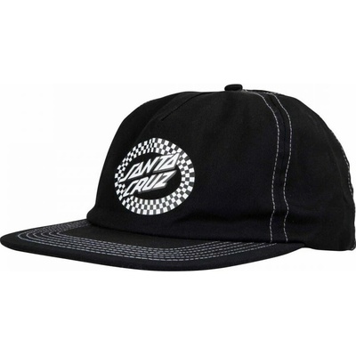 SANTA CRUZ Collage Oval Dot Snapback Black BLACK