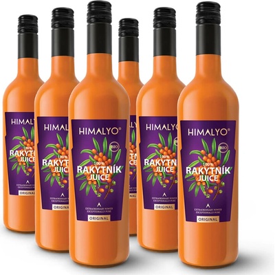 Himalyo Rakytník Original 100% juice BIO 6 x 0,75 l