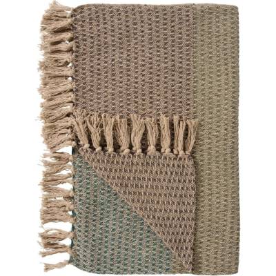 Ib Laursen Bavlnený prehoz Natural Stripe Pattern 130 × 160 cm