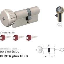 MP-KOVANIA.sk DK - PENTA plus US G - s gombíkom NIM - nikel matný |