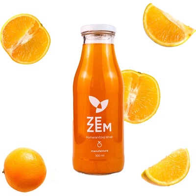 Zezem Pomerančový sirup 0,5 l