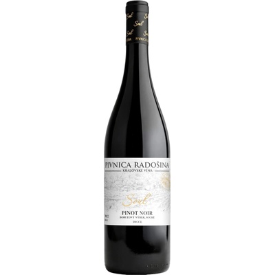 Pivnica Radošina Pinot Noir 2022 edícia Soul suché 14,5% 0,75 l (čistá fľaša)