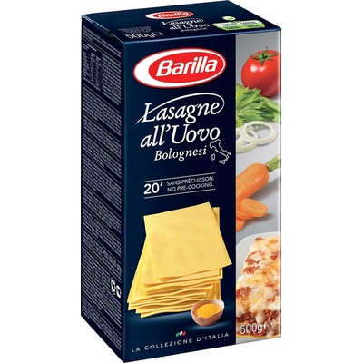 Barilla Кори за лазаня с яйца Barilla 500 г (8076809523752)