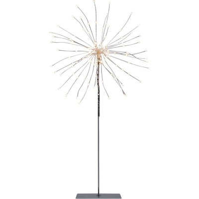 Star trading Světelná dekorace na podstavci FIREWORK 120x LED stříbrná
