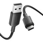 Vention USB-A 2.0 - USB-C кабел за данни, 2 м, черен (CTQBH) (CTQBH)