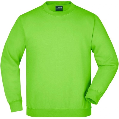 James & Nicholson mikina bez kapucne JN040k Lime-green