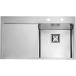 Alveus Мивка от неръждаема стомана Alveus Stylux 50 Satin 86x51 см дясна (1084294) Мивка за вграждане