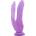 Chisa-novelties Double Dildo Purple 20cm