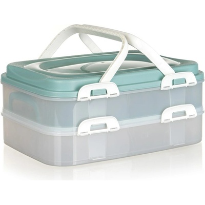BANQUET Party box CULINARIA 2 x 7 l dvoupatrový mint víko – Zboží Dáma