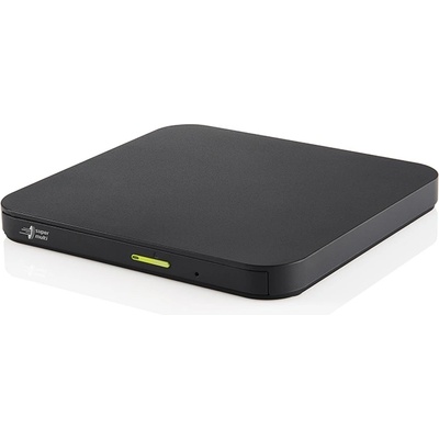 LG Hitachi-LG GP96YB70 Slimmest External DVD-RW Super Multi Lightest Android Connectivity Win 10 & MAC OS Compatible Black (GP96YB70.CHLR70B)