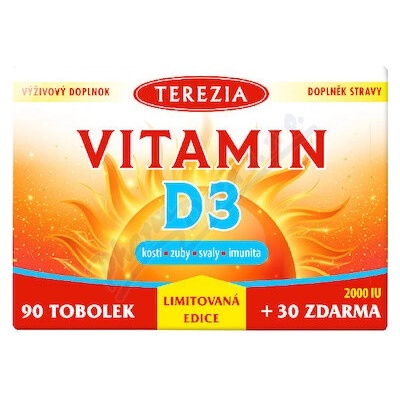 TEREZIA Vitamin D3 2000 IU 90+30 tabliet