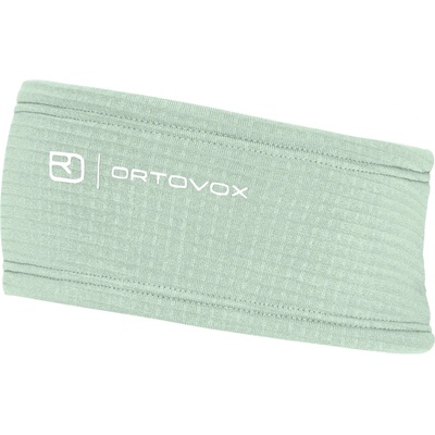 Ortovox Лента за глава Ortovox Fleece Grid Headband - Green Acid - размер 50-56 cm (904-1610-0611)