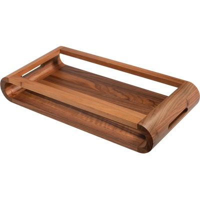 Artelegno Поднос за сервиране Vasd от орехово дърво 43 см (AL-VASDM/WL)