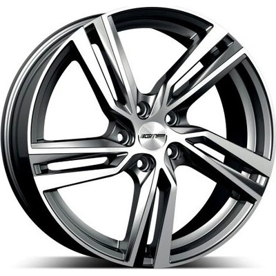GMP Arcan 7,5x18 5x114,3 ET45 anthracite diamond