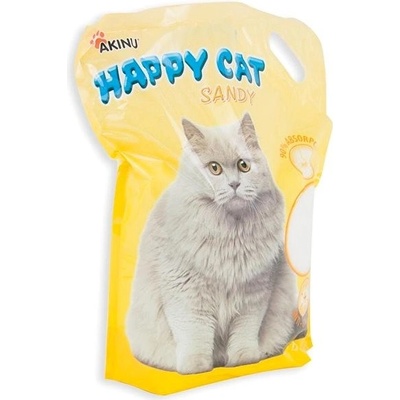 Akinu Happy Cat Sandy jemná 0,5 - 2 mm 7,2 l