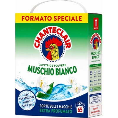 Chanteclair Lavatrice Polvere Muschio Bianco prací prášek 2,925 kg 65 PD