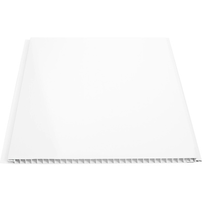 NOLINA ПВЦ ЛАМПЕРИЯ DECOLINE ЛАК БЕЗ ФУГА 25см 6000x8мм БЯЛА (P25.6WL.PBL)