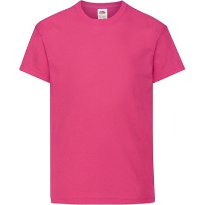 Fruit of the Loom Dětské triko 61-019-0 Fuchsia