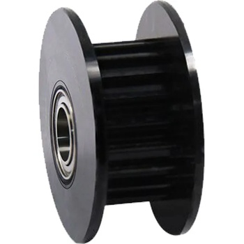 Image 1 of Ремъчна шайба, алуминиева с 20 зъба, d3mm, D18mm, Черна (ZD0016)