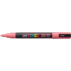 uni Декоративен маркер, 0, 9-1, 3 мм, UNI "Posca PC-3M", корал 284885000 (284885000)