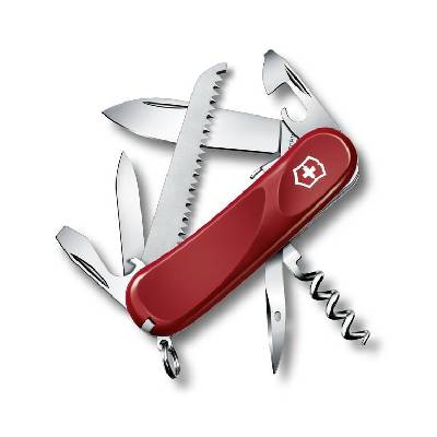 Vega Victorinox 2.3813.SE Evolution S13 multifunkčný nôž 85 mm, červená, 14 funkcií