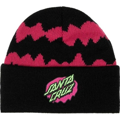SANTA CRUZ čiapka Youth Slime Stripe Beanie Black Slime Stripe