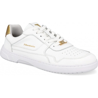 Be Lenka Barebarics Zing white & gold leather
