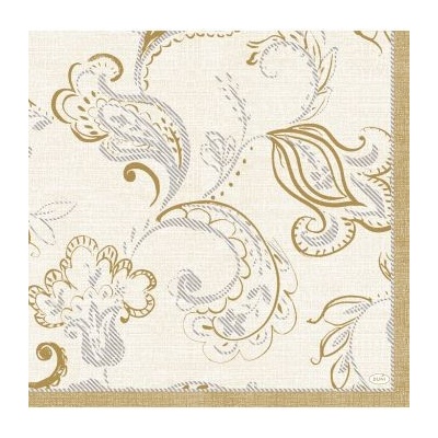 Dunisoft Ubrousek GOLDEN GRACE cream 40x40cm
